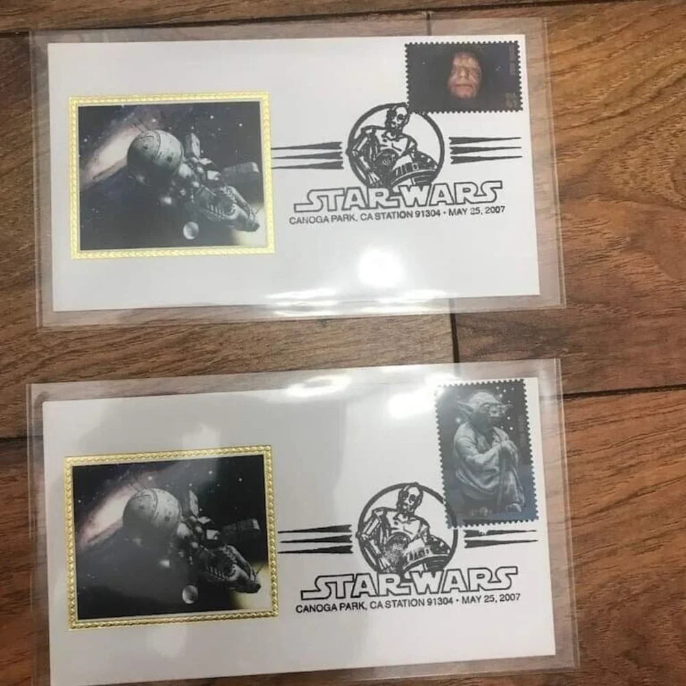 Lot of 15 STAR WARS FIRST DAY OF ISSUE May 25 2007 Stamped Envelope Set - Picture 4 of 6